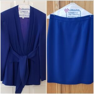 2 pc skirt and jacket suit 12 P